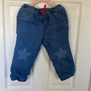 Mini Boden Cosy Lined Bottoms. Size 2-3years 98cm. Color blue